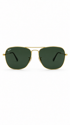 Ray-Ban RB3136 Caravan Gold Green Sunglasses