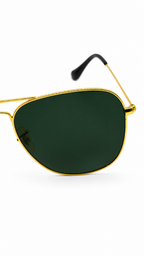 Ray-Ban RB3136 Caravan Gold Green Sunglasses