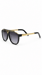 Louis Vuitton Z0936E C1 Sunglasses – Black & Gold Frame with Grey Gradient Lenses