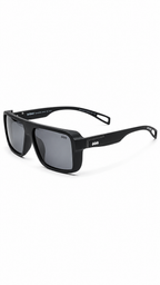 DC Comics Batman Square Flat-Top Sunglasses – Matte Black Frame / Grey Lenses