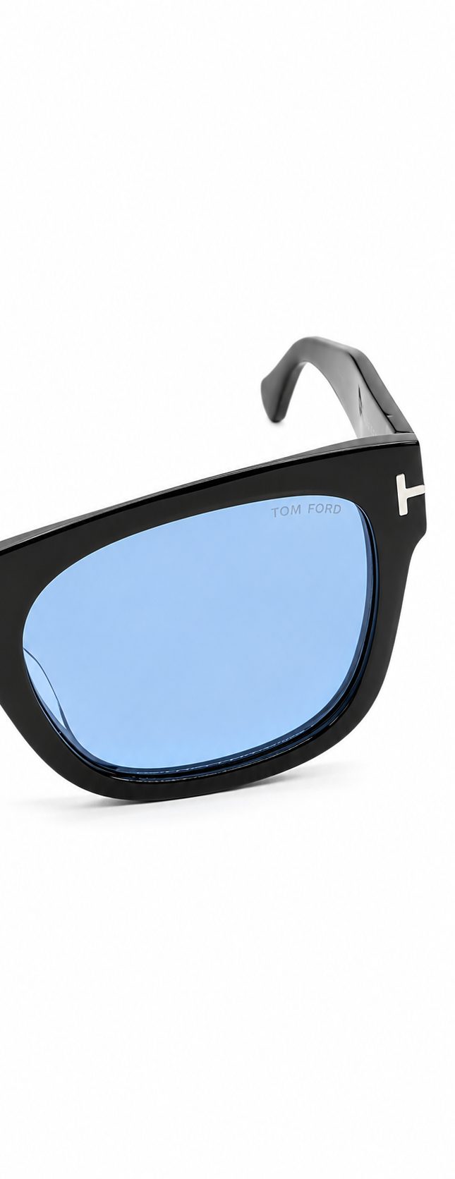 Tom Ford Emma-02 TF1314 01A Square Sunglasses – Black with Blue Lenses