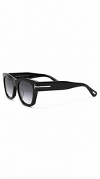 Tom Ford Emma-02 TF1314 01A Square Sunglasses – Black with Smoke Gradient Lenses