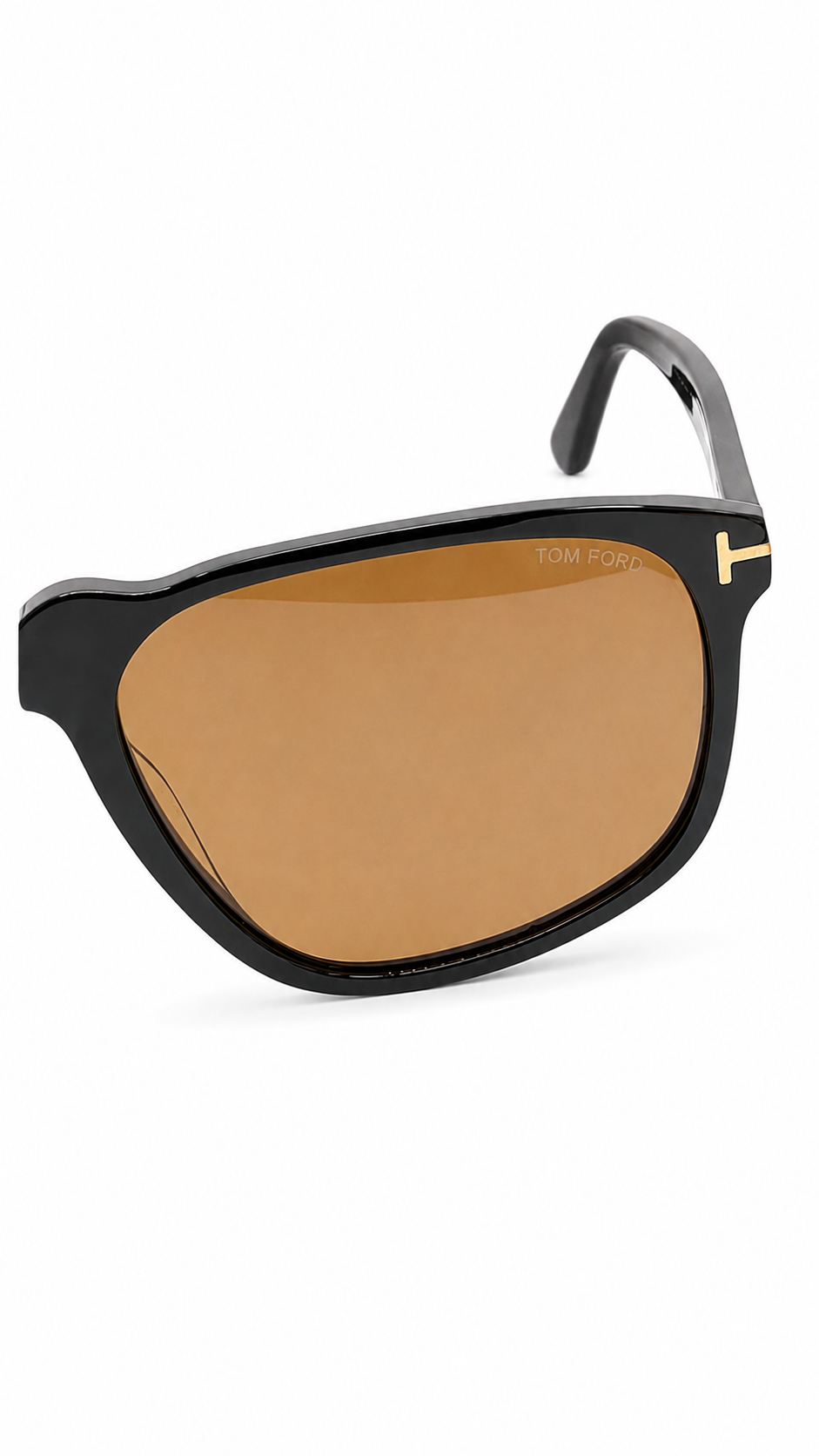 Tom Ford Pierre-02 FT1000 01J Aviator Sunglasses – Black Frame with Brown Lenses