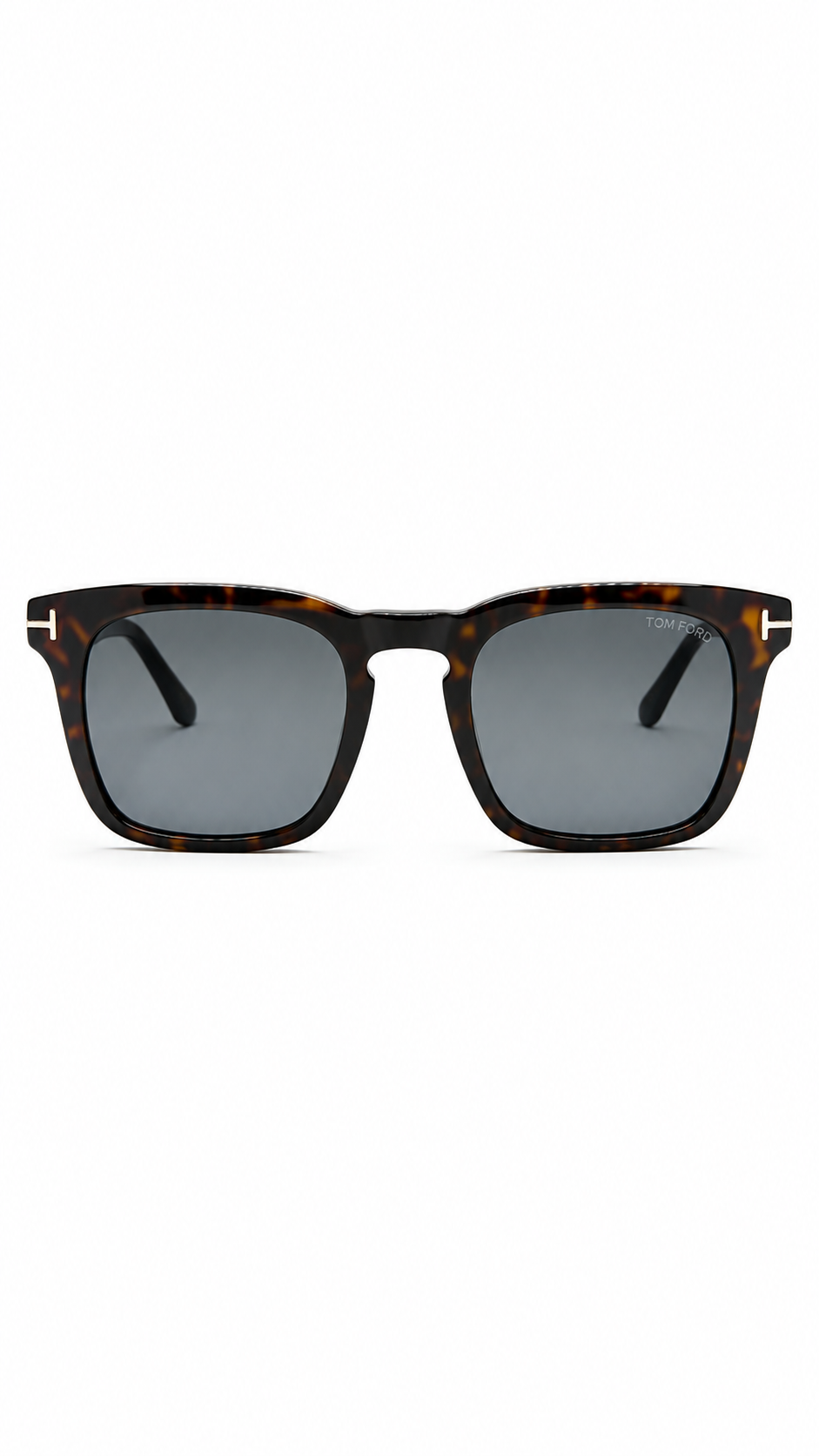 Tom Ford Dax TF751 052 Square Sunglasses – Dark Havana Frame with Grey Lenses