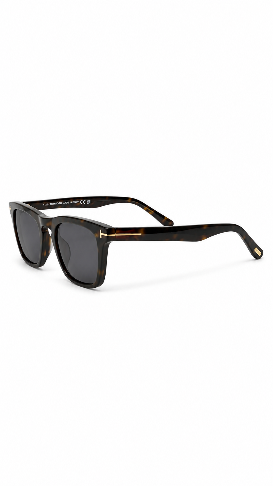 Tom Ford Dax TF751 052 Square Sunglasses – Dark Havana Frame with Grey Lenses