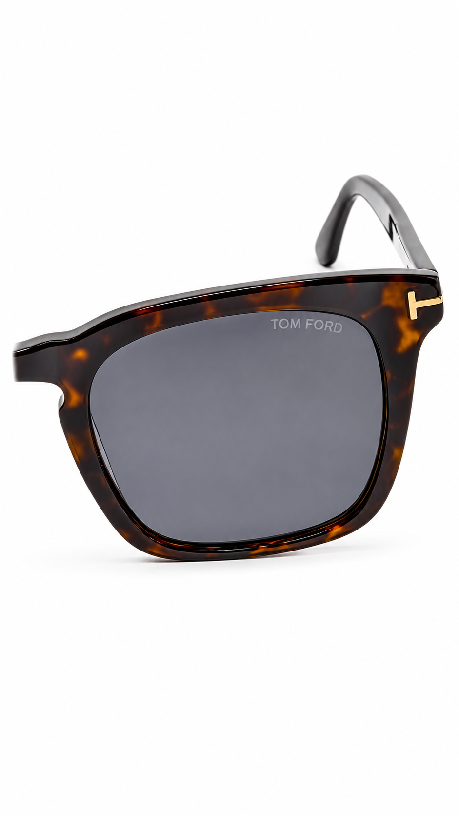 Tom Ford Dax TF751 052 Square Sunglasses – Dark Havana Frame with Grey Lenses