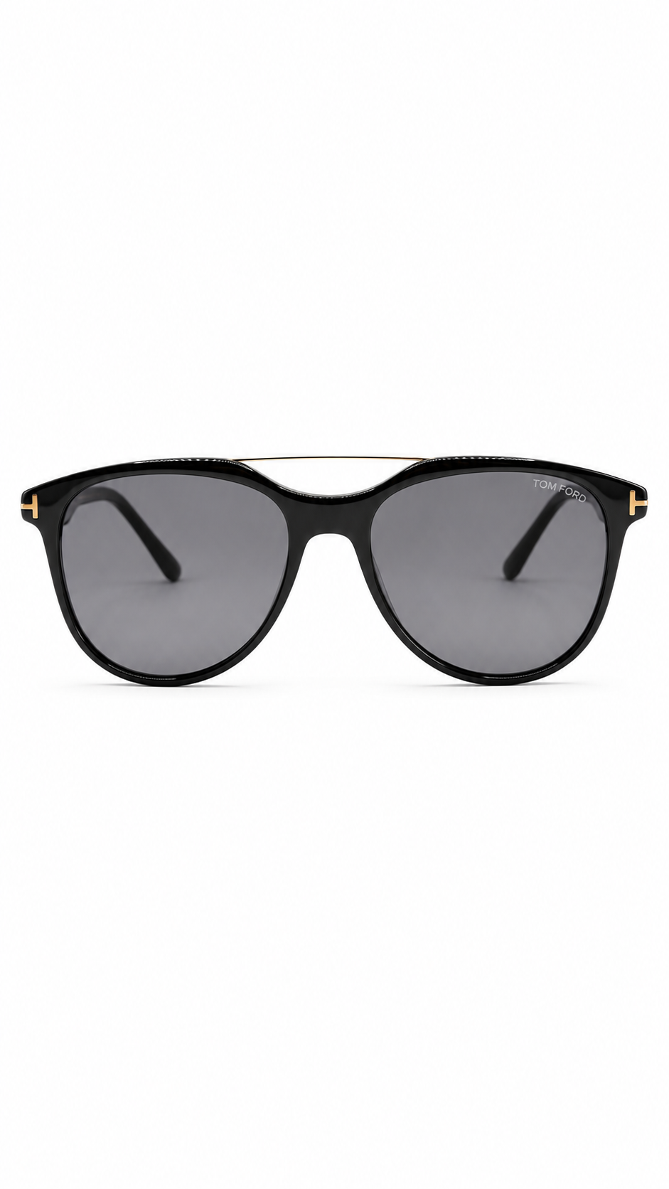 Tom Ford Damian-02 FT1098 001 Double Bridge Sunglasses – Black Frame with Grey Lenses
