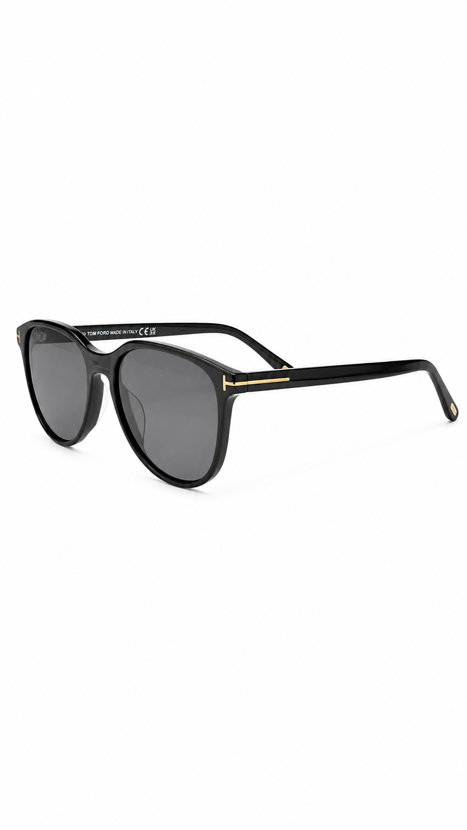 Tom Ford Damian-02 FT1098 001 Double Bridge Sunglasses – Black Frame with Grey Lenses