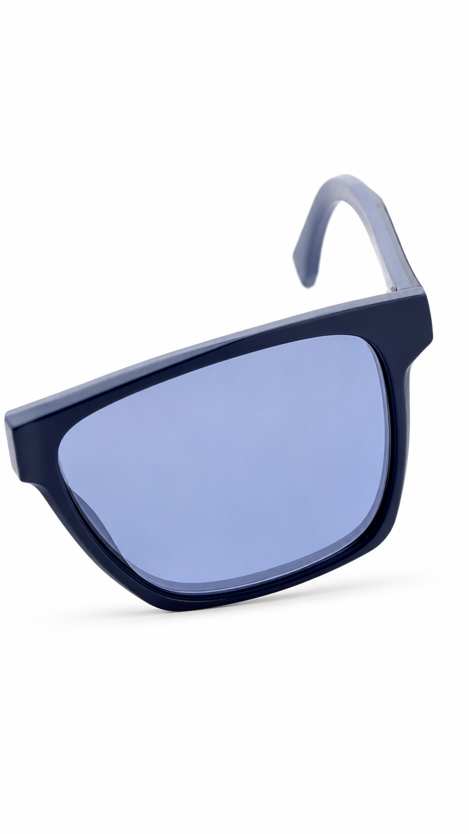 Lacoste L900S 424 Matte Blue Rectangular Sunglasses for Men