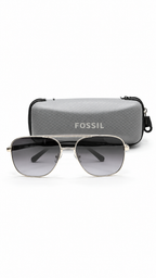 Fossil FOS 2109/G/S 3YG9O Gold Aviator Sunglasses for Men