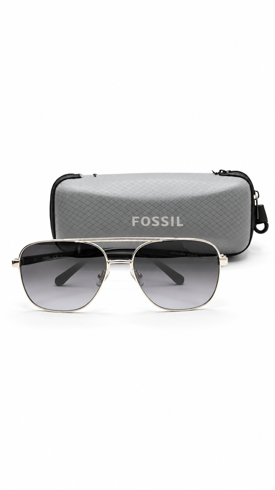 Fossil FOS 2109/G/S 3YG9O Gold Aviator Sunglasses for Men