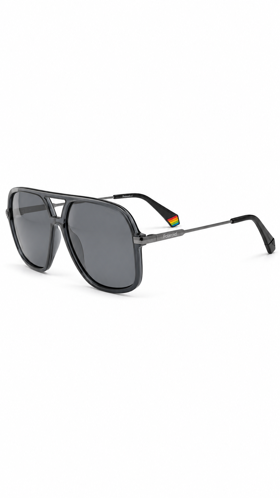 Polaroid PLD 6182/S KB7M9 Grey Navigator Polarized Sunglasses
