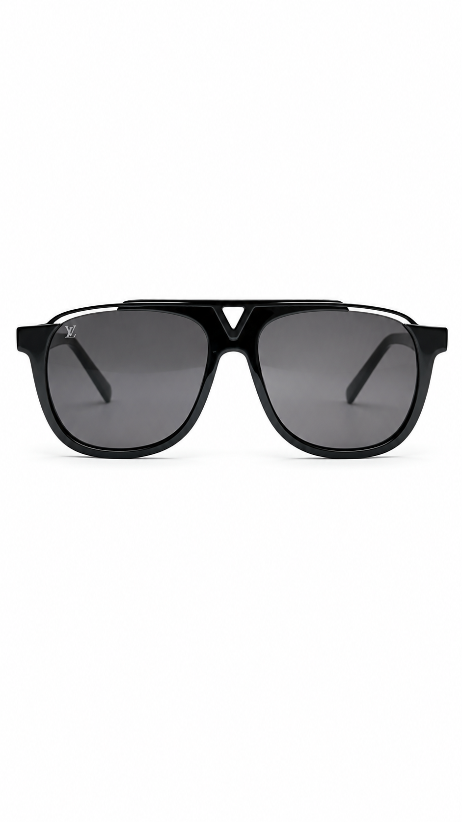 Louis Vuitton Z0938E Matchpoint Black Aviator Sunglasses