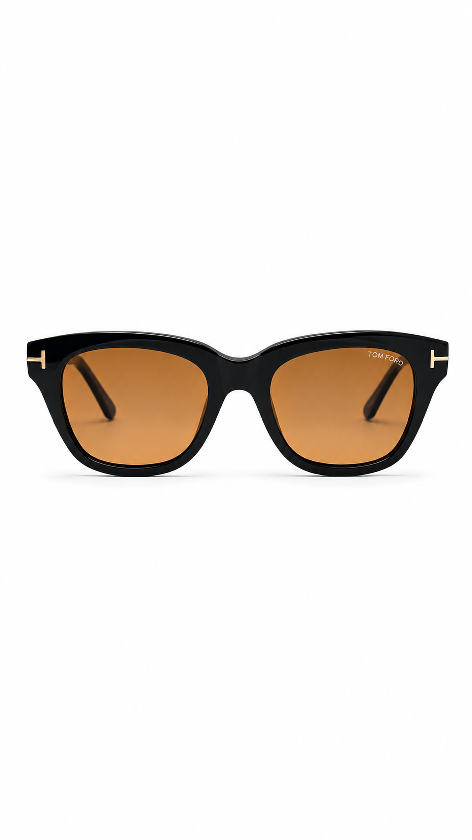 Tom Ford TF5178 001 Shiny Black Square Sunglasses