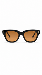 Tom Ford TF5178 001 Shiny Black Square Sunglasses
