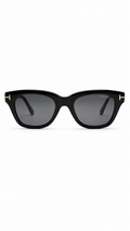 Tom Ford TF5178 001 Shiny Black Square Sunglasses – Dark Grey Lenses