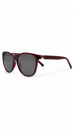 INVU Swiss Eyewear Translucent Burgundy Square Sunglasses