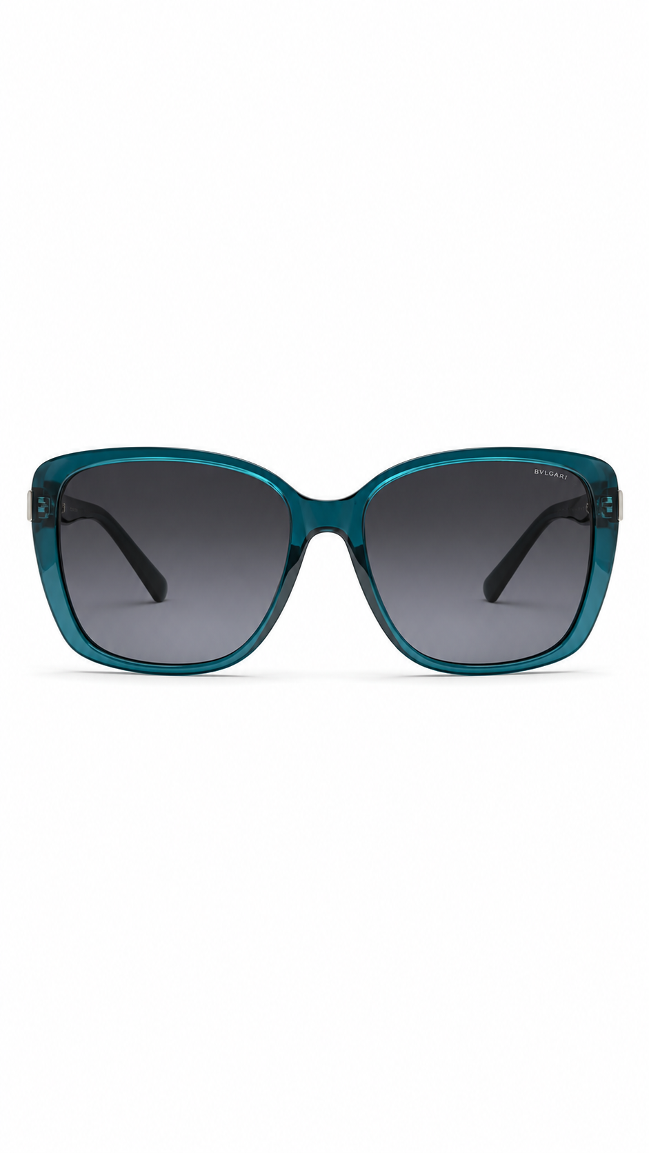 INVU Swiss Eyewear Translucent Teal Square Sunglasses