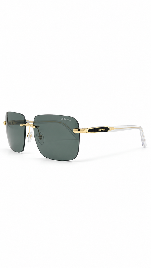 Chopard SCHG-02 C.02 Gold Rimless Square Sunglasses