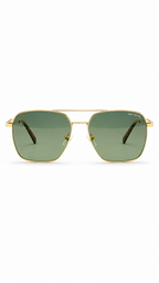 Bvlgari BV 40019 Co.05 Gold Square Aviator Sunglasses