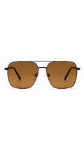Bvlgari BV 40019 Co.04 Gunmetal Square Aviator Sunglasses
