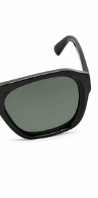 Ray-Ban Corrigan RB 4397 6677/87 Black Square Navigator Sunglasses