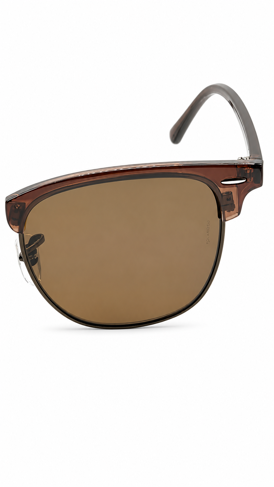 Ray-Ban Clubmaster RB3016 W0365 Brown Browline Sunglasses (51mm)