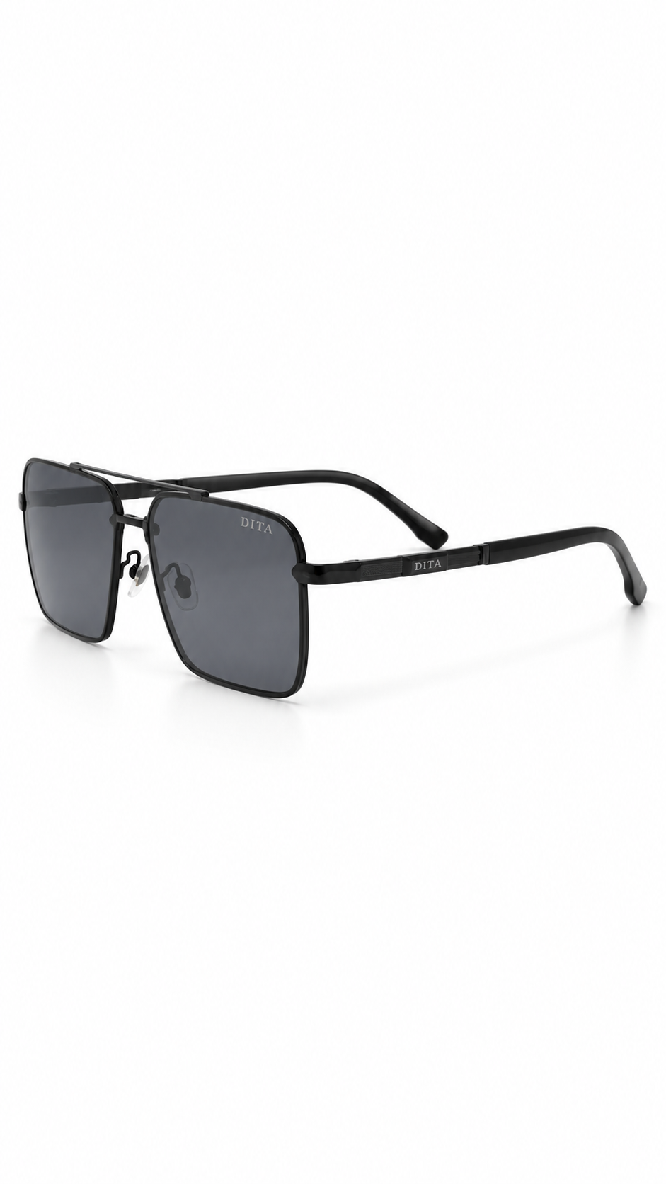 DITA 24072 Double Bridge Navigator Sunglasses – Matte Black (60mm)
