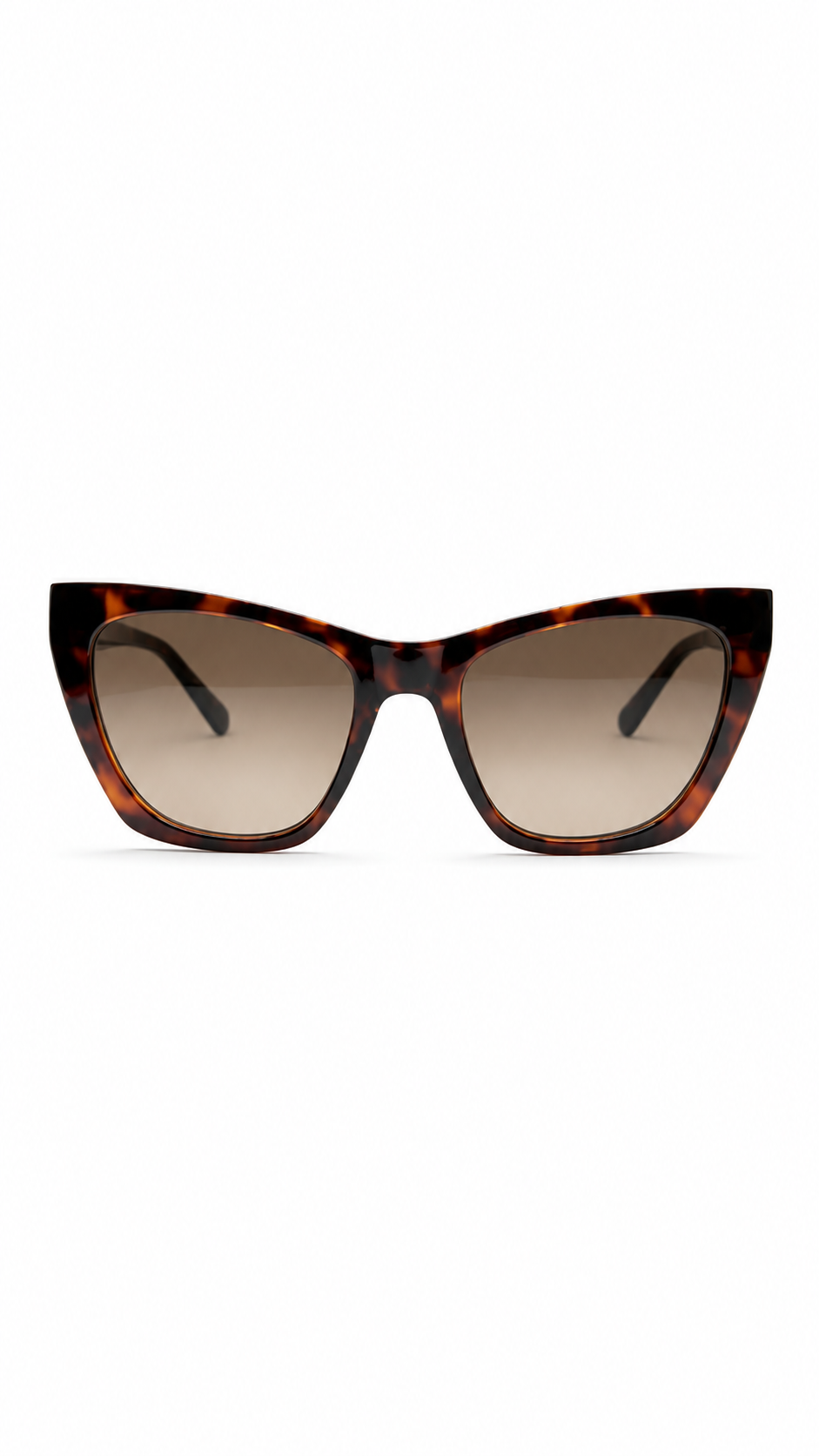 Moschino MOL070/S Havana Tortoiseshell Cat-Eye Sunglasses – Brown Lenses (53mm)
