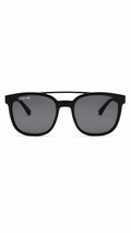 Lacoste L883S Matte Black Double Bridge Square Sunglasses (54mm)