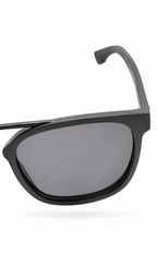 Lacoste L883S Matte Black Double Bridge Square Sunglasses (54mm)