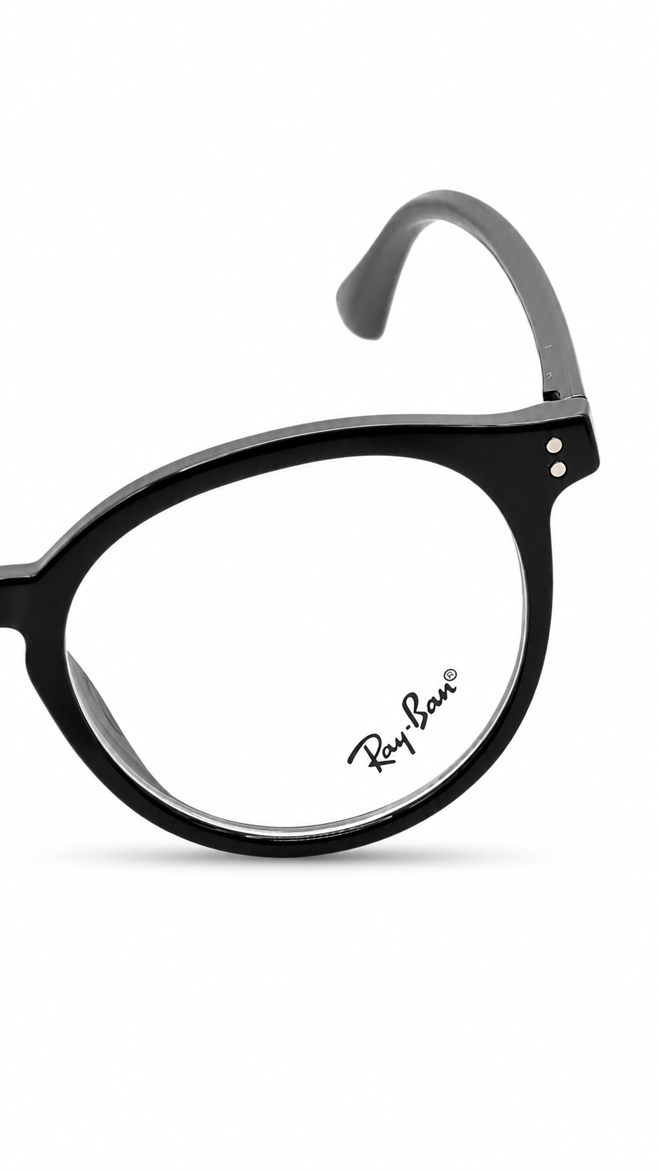 Ray-Ban 7366 C1 Glossy Black Round Eyeglasses (47mm)