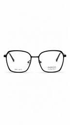 Imago Ultralight SIKA Col.13 Matte Black Square Eyeglasses (53mm)