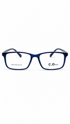 C.O Lens 6019 C07 Electric Blue Rectangular Eyeglasses (52mm)
