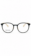 6830 C35 Korean Design Lightweight Black & Honey Beige Optical Frame