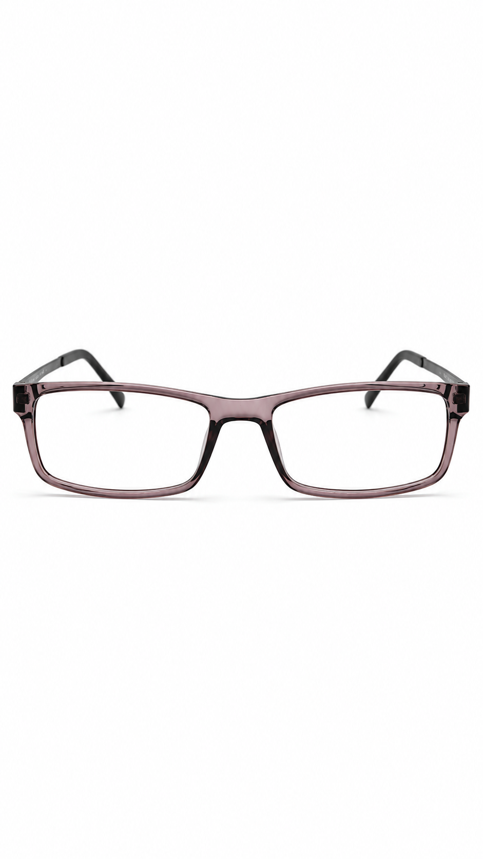 Eschenbach ED 104 Translucent Smokey Mauve Rectangular Eyeglasses (50mm)
