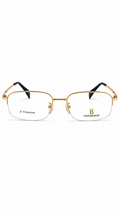 YINGHUANGBOJUE 6642 C1 Gold Beta-Titanium Half-Rim Eyeglasses (56mm)