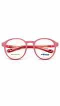 Secrositud 86151 Matte Pink & Coral Kids Flexible Oval Eyeglasses (44-18-132)