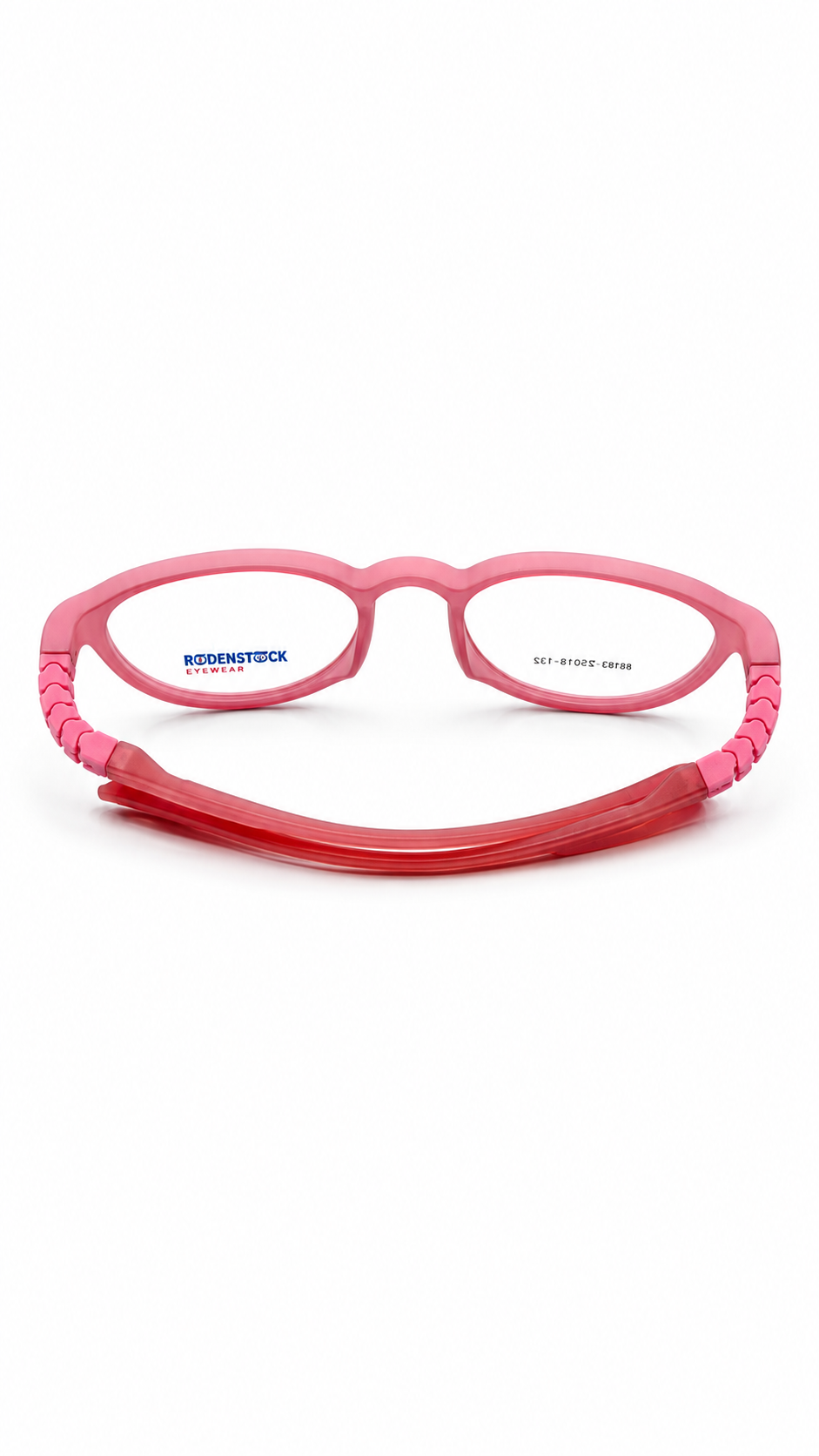 Secrositud 86151 Matte Pink & Coral Kids Flexible Oval Eyeglasses (44-18-132)