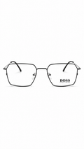 BOSS Hugo Boss 12252 C2 Silver & Black Geometric Square Eyeglasses (53mm)
