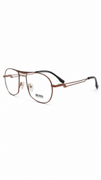 BOSS Hugo Boss 22080J COL.04 Copper Metallic Aviator Eyeglasses (53mm)