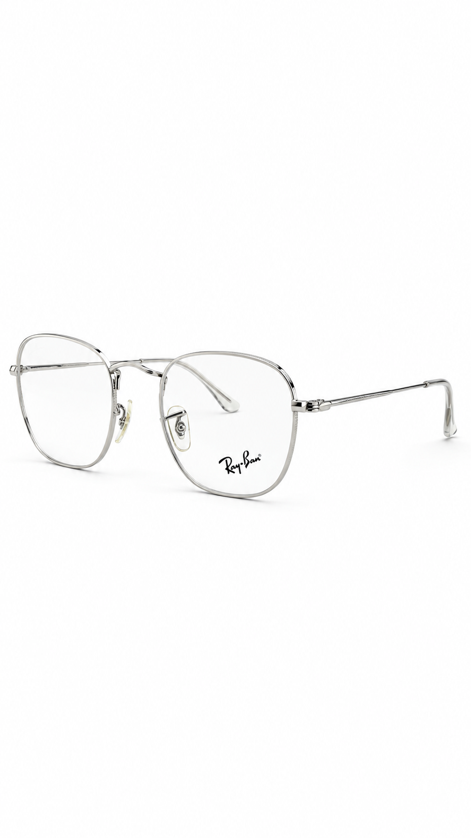 Ray-Ban RB 3857-V 2502 Frank Optical Silver Wire Eyeglasses (51mm)