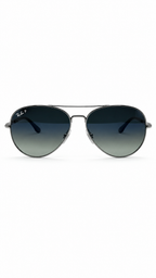 Ray-Ban RB3675 004/78 Gunmetal Polarized Aviator Sunglasses 58mm