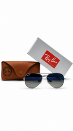 Ray-Ban RB3675 004/78 Gunmetal Polarized Aviator Sunglasses 58mm