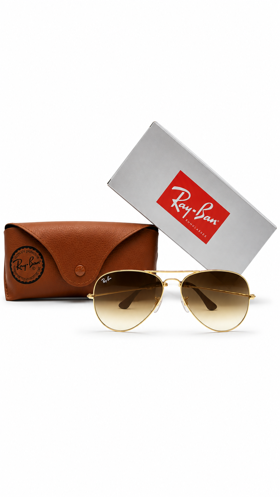 Ray-Ban RB3675 004/78 Gunmetal Polarized Aviator Sunglasses 58mm