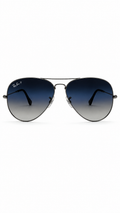 Ray-Ban RB3025 004/78 Gunmetal Polarized Aviator Large Metal 62mm