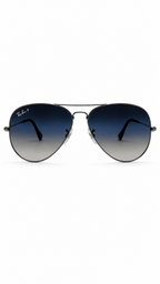 Ray-Ban RB3025 004/78 Gunmetal Polarized Aviator Large Metal 62mm