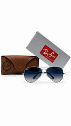 Ray-Ban RB3025 004/78 Gunmetal Polarized Aviator Large Metal 62mm