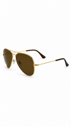 Ray-Ban RB3025 001/33 Gold Aviator Large Metal 58mm Brown Lens Sunglasses