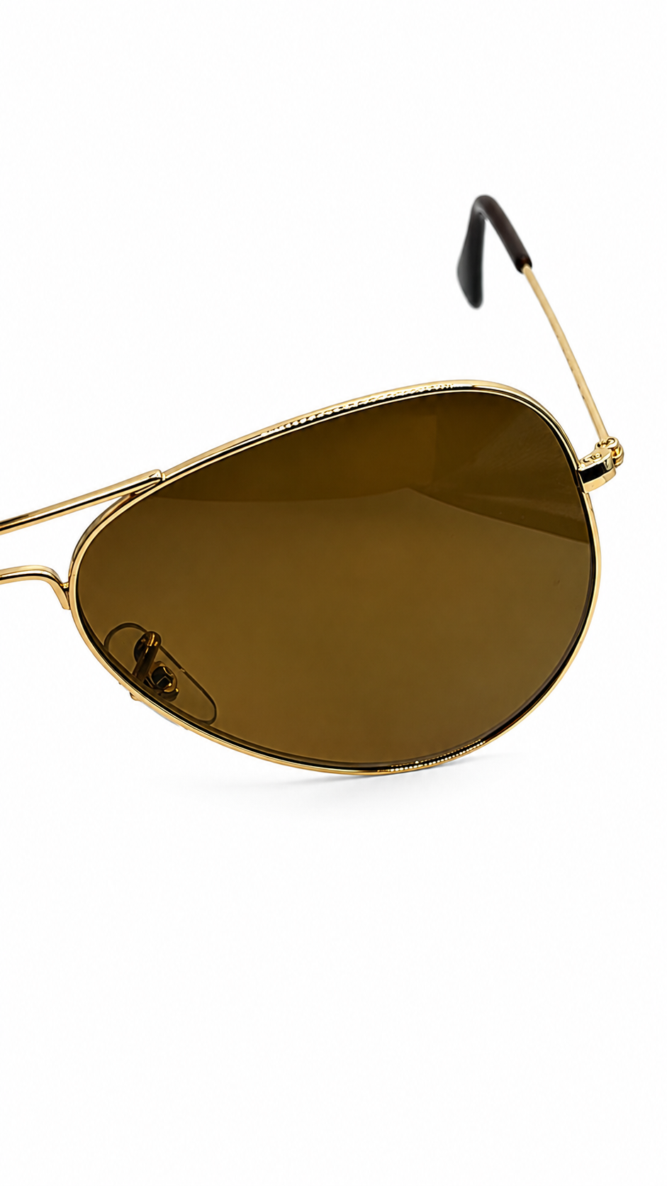 Ray-Ban RB3025 001/33 Gold Aviator Large Metal 58mm Brown Lens Sunglasses
